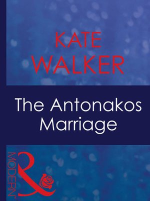 cover image of The Antonakos Marriage